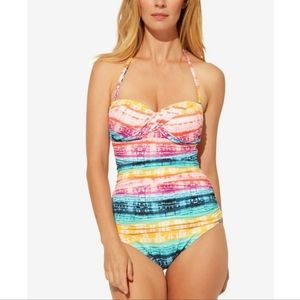 Bleu Rod Beattie Women's Tankini Swimsuit Top With Removable Strap. Size…